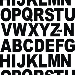 letras adhesivas 10 cm
