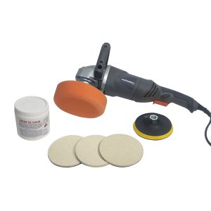 Kit Pulir Vidrio con Pulidora 1600 W.
